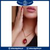 گردنبند نگین اتریشی قرمز
