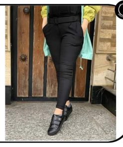 شلوار کمربند دار شیک دخترونه