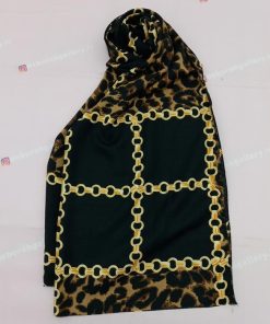 شال نخی زنجیری پلنگی