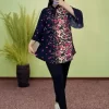 تونیک آستین کلوش یقه کراواتی