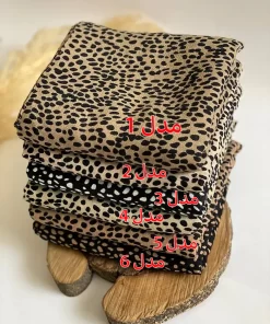 شال نخی طرح سنگی منگوله دار