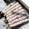 شال نخی کرم طرح گل