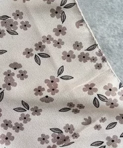 شال نخی کرم گلدار